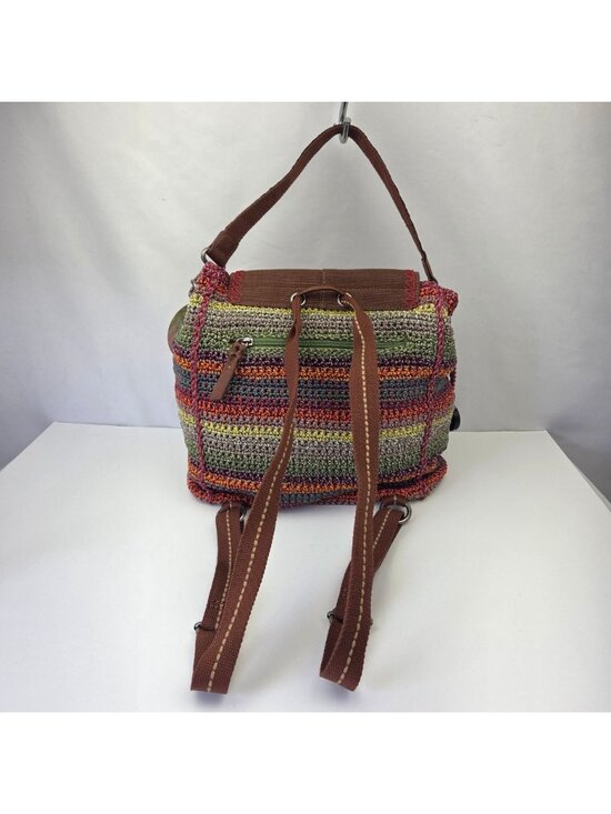 The Sak Avalon Crochet Backpack Multicolor With Brown Accents 107347 main image 15